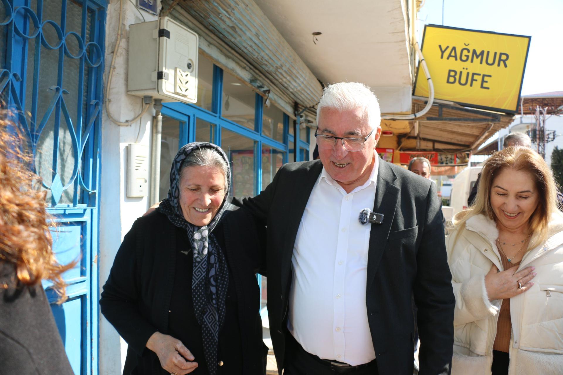 Başkan İKİZER'den Narlı Esnaf ve Vatandaş Ziyareti